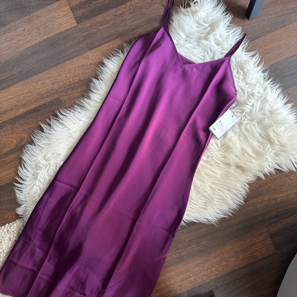 Knix x Birds Papaya Purple Slip Dress